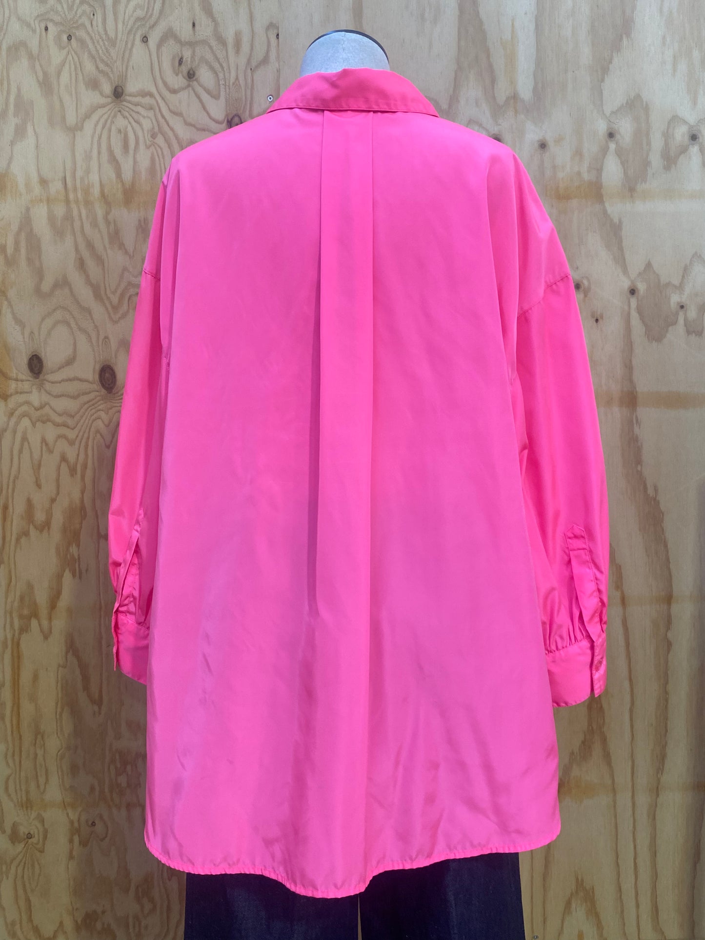 ESSENTIEL ANTWERP BRIGHT PINK SHIRT - SIZE 42