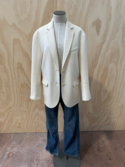 ANINE BING QUINN CASHMERE BLEND BLAZER - SIZE S