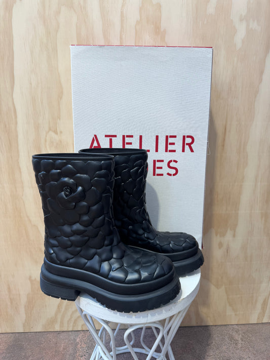 VALENTINO GARAVANI ATELIER 03 ROSE EDITION RAIN BOOTS - SIZE 41