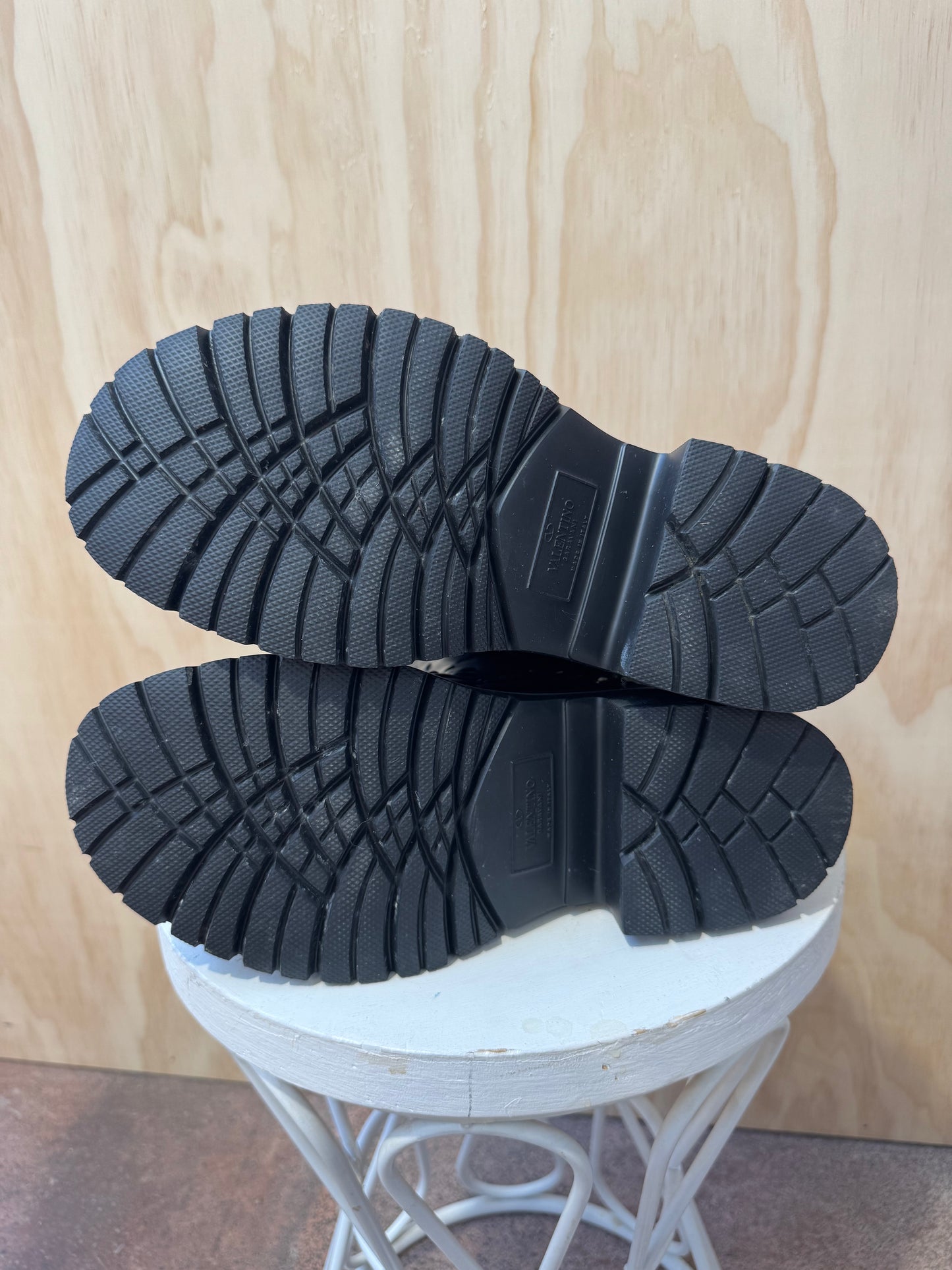 VALENTINO GARAVANI ATELIER 03 ROSE EDITION RAIN BOOTS - SIZE 41