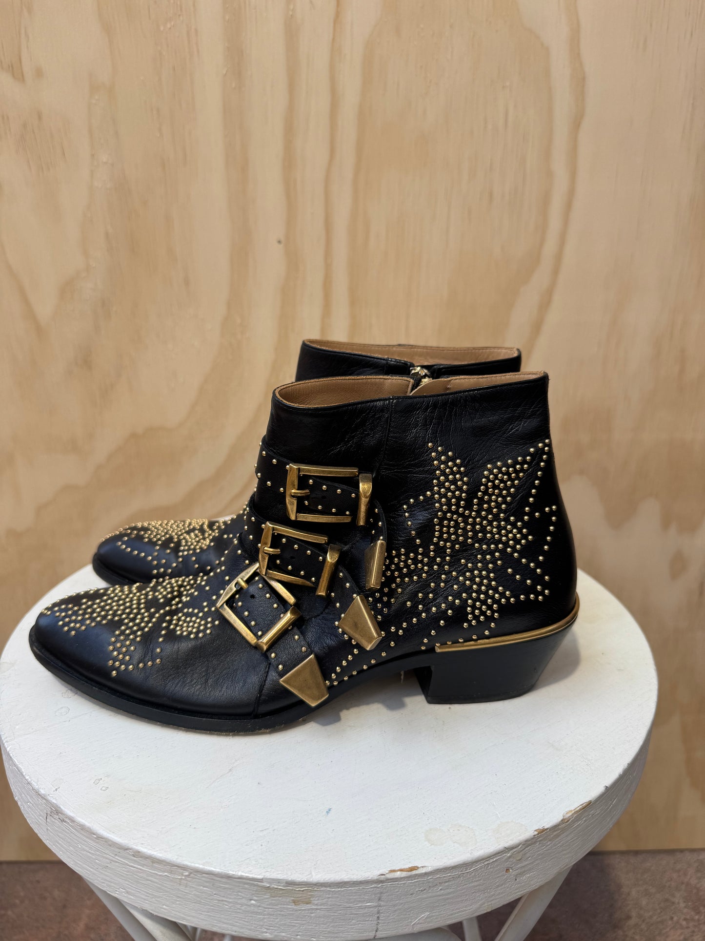 CHLOE SUSANNA ANKLE BOOTS - SIZE 37