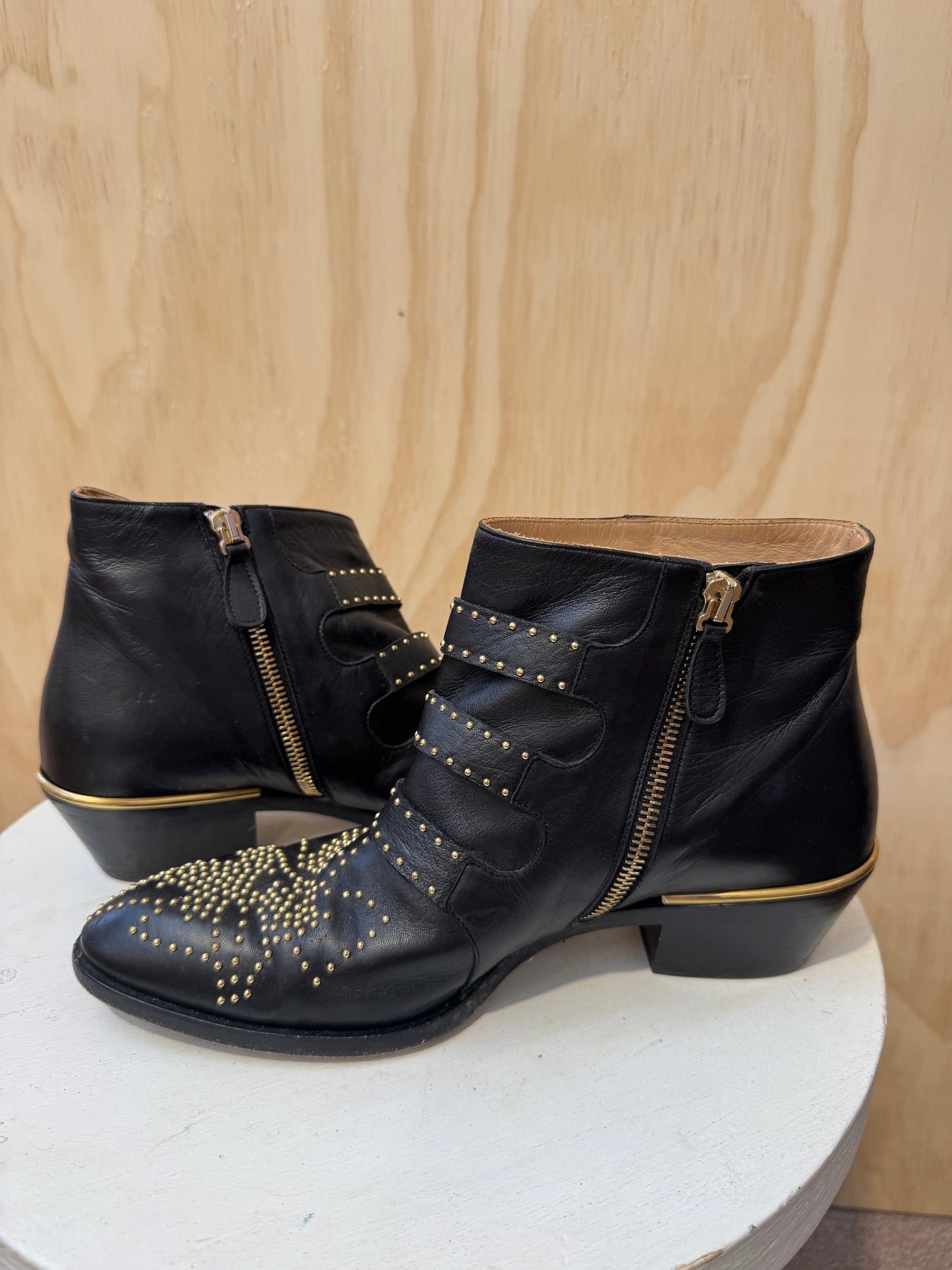 CHLOE SUSANNA ANKLE BOOTS - SIZE 37
