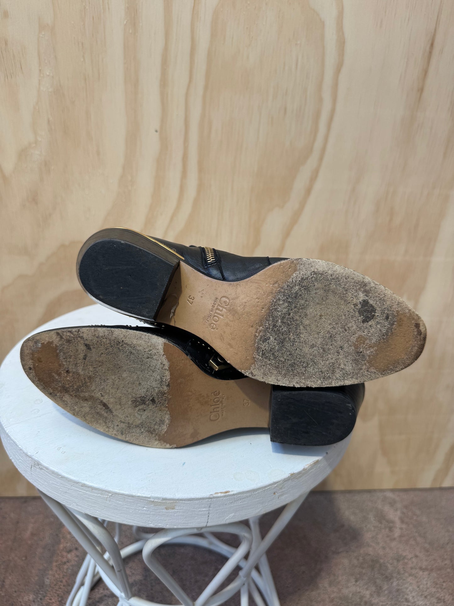 CHLOE SUSANNA ANKLE BOOTS - SIZE 37