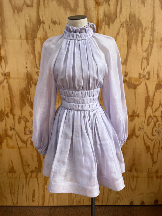 ZIMMERMANN LUMINOUS LONG SLEEVE MINI - SIZE 0