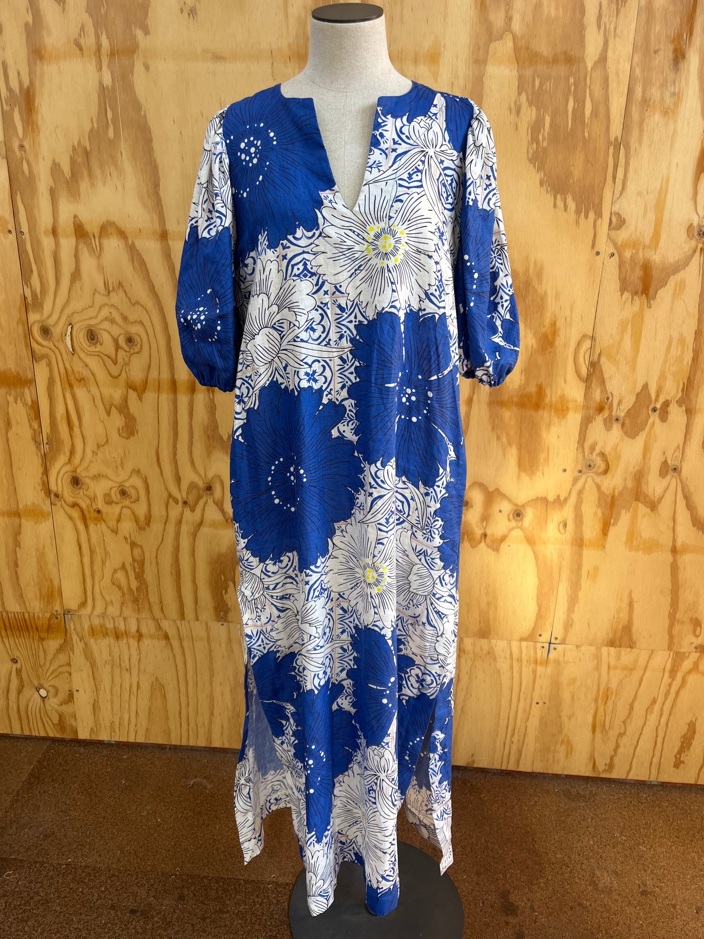 LE STRIPE LA FIORE CERAMICA MIDI DRESS - SIZE M