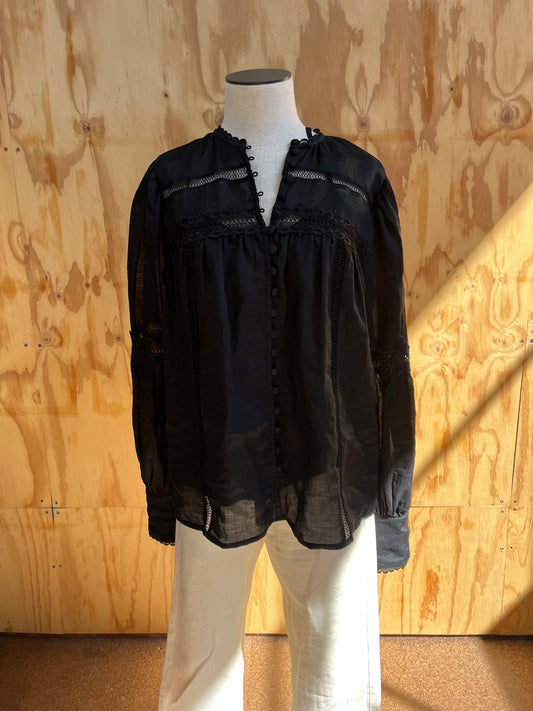 MINISTRY OF STYLE BLACK SHIRT - SIZE 8