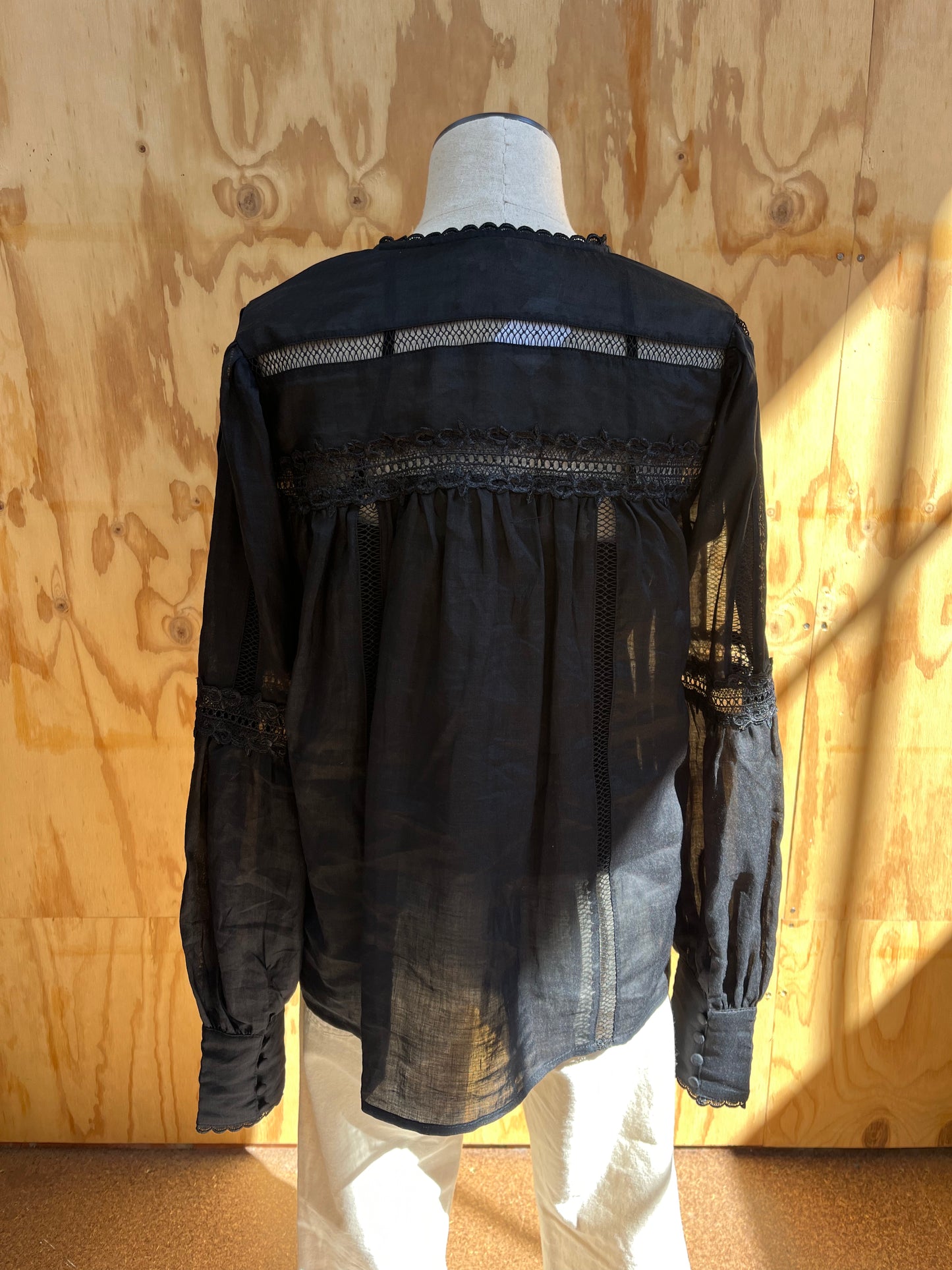 MINISTRY OF STYLE BLACK SHIRT - SIZE 8