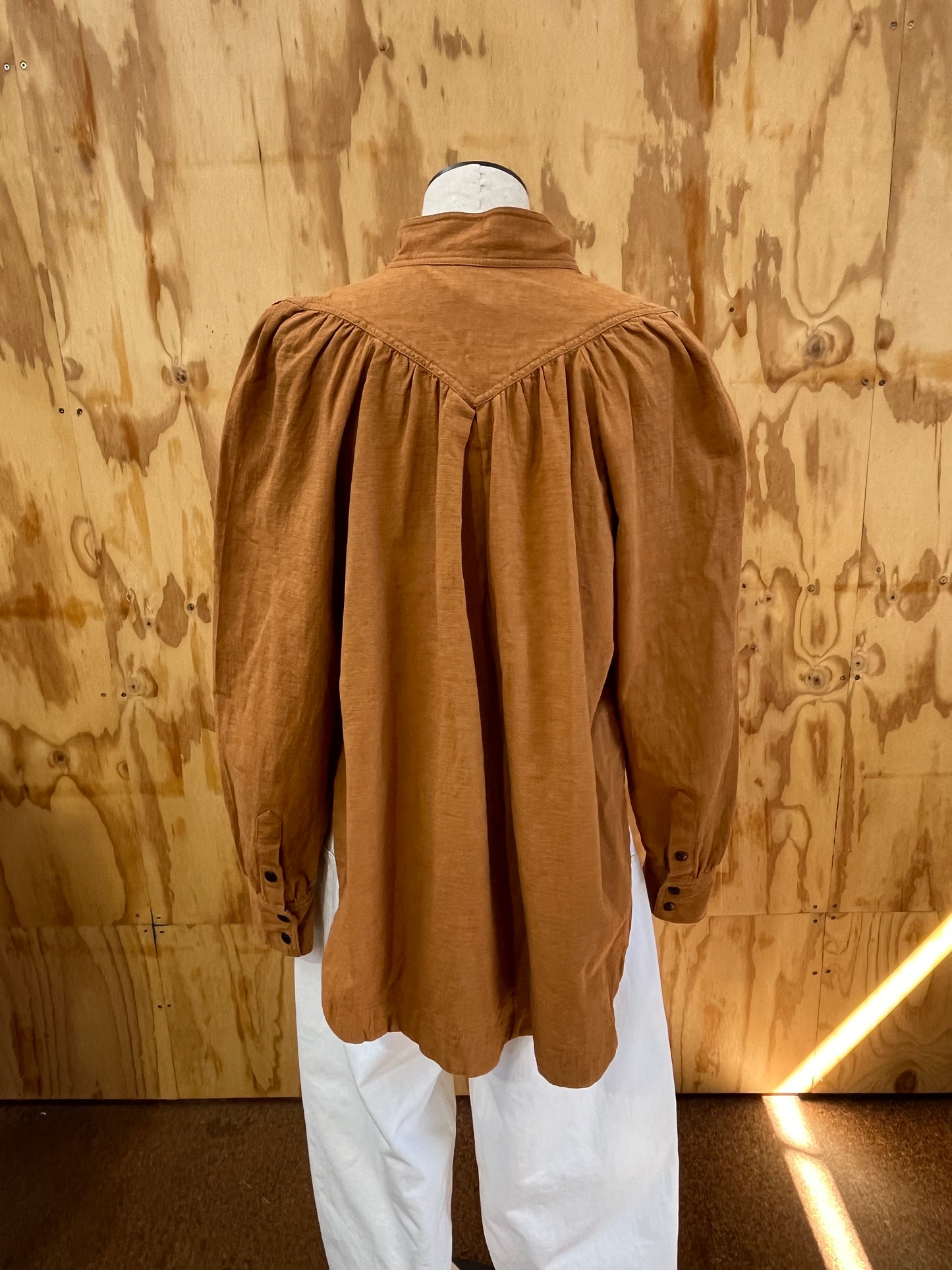 SHONA JOY PRISCILA HIGH NECK UTILITY SHIRT - SIZE 8