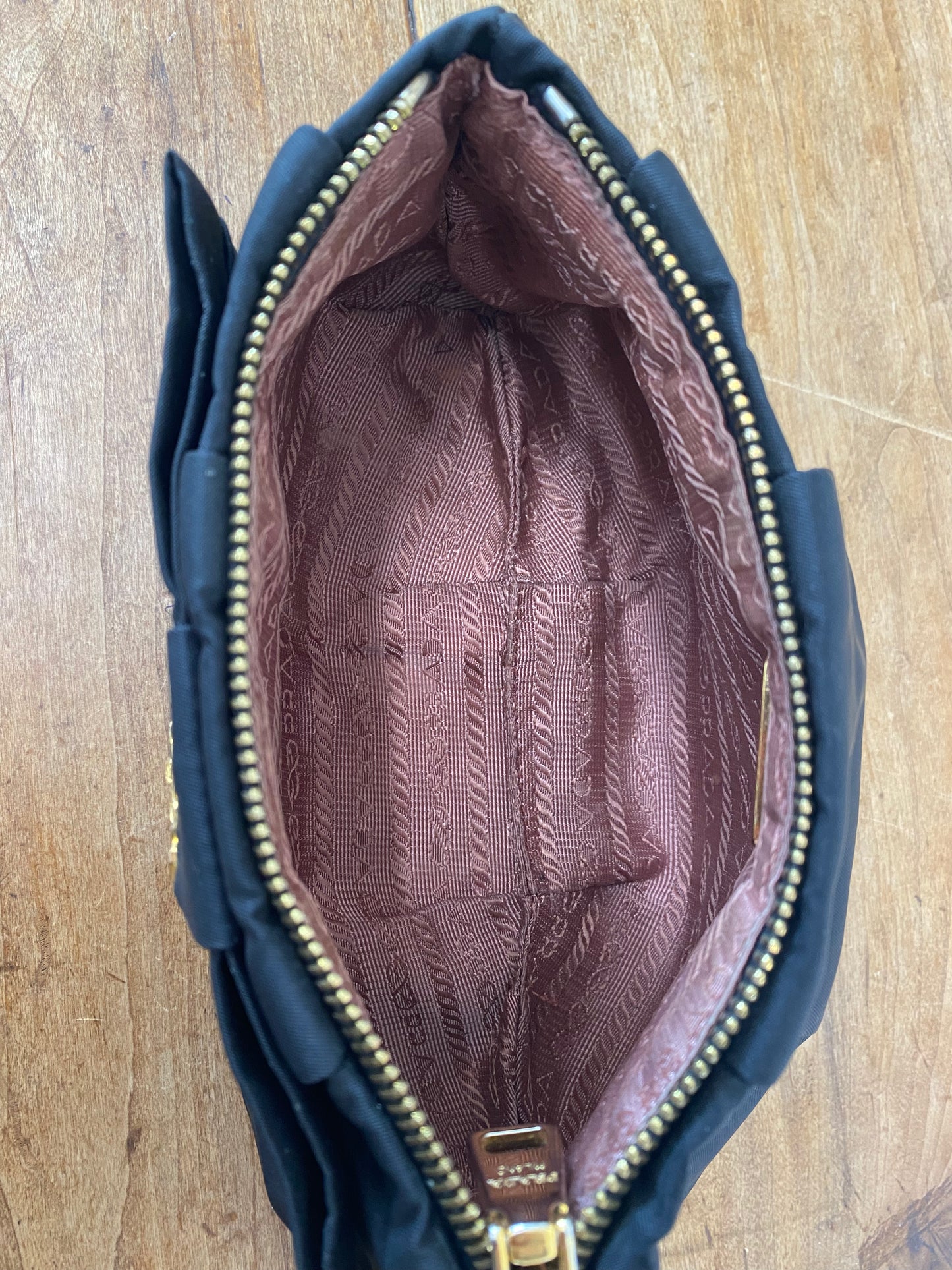 PRADA MINI BLACK NYLON BAG