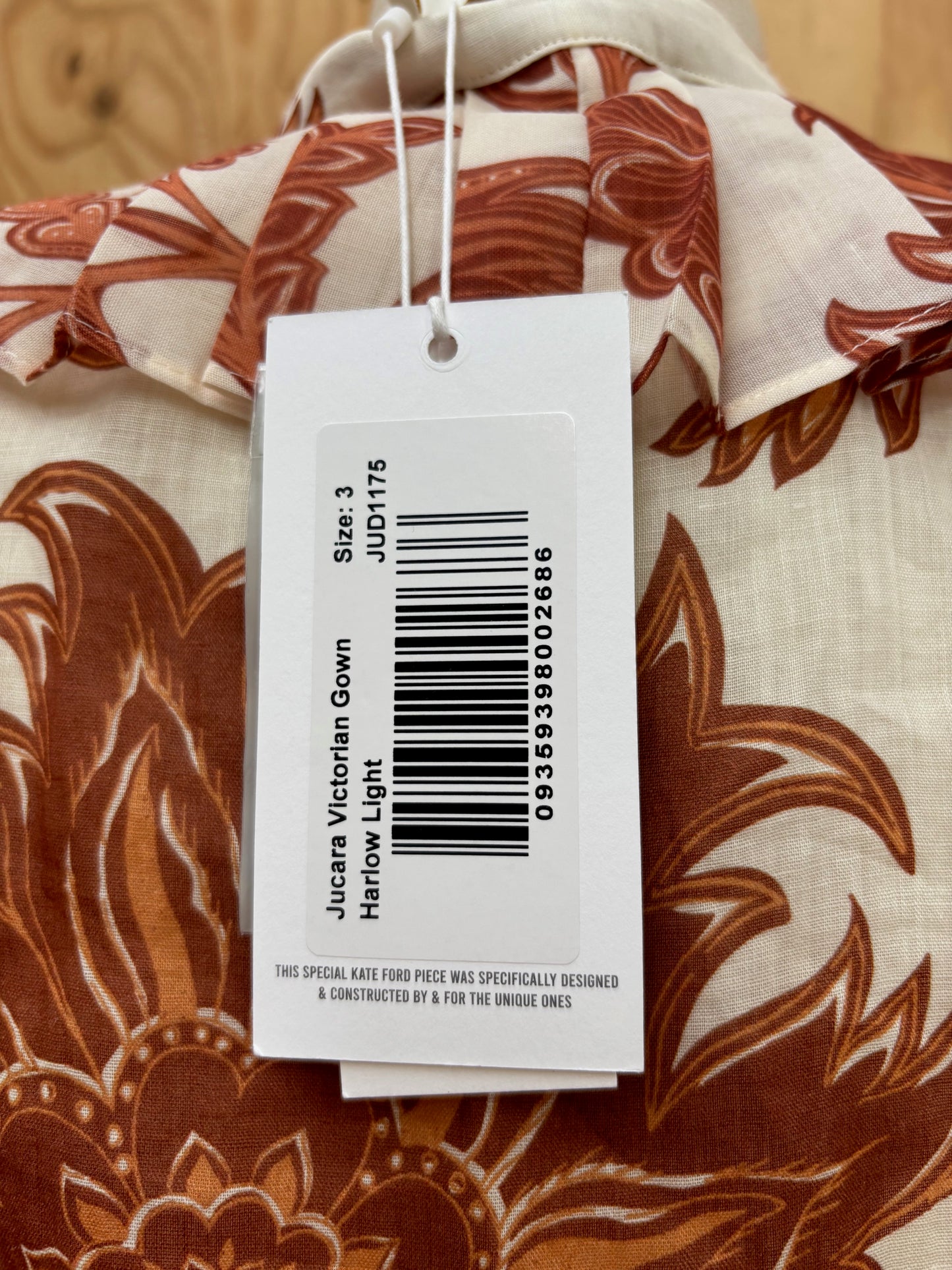 KATE FORD JUCARA VICTORIAN DRESS SIZE 3 - $290