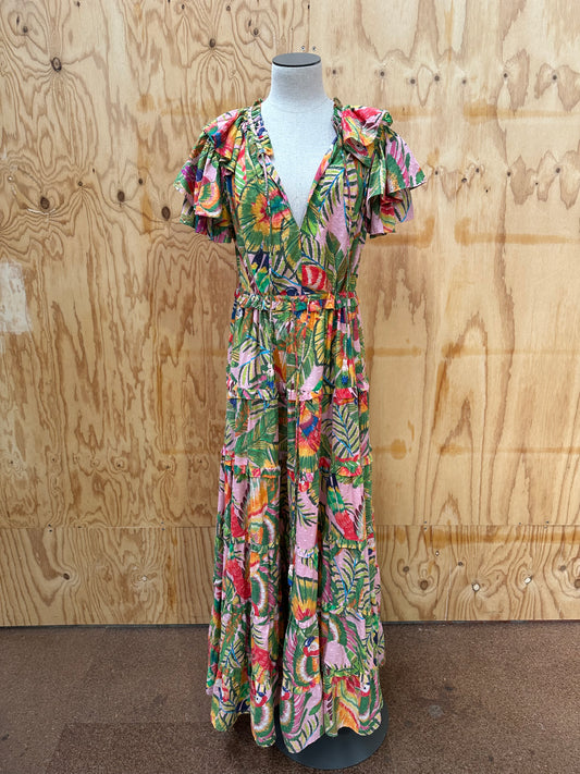 FARM RIO TROPICAL PRINT MAXI - SIZE LARGE