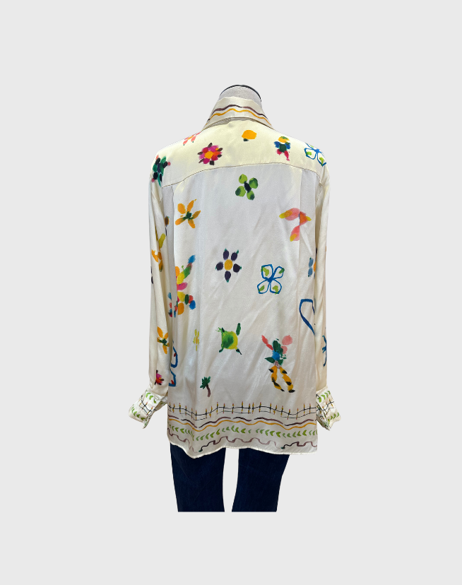 ALEMAIS SIDI SILK SHIRT - SIZE 8