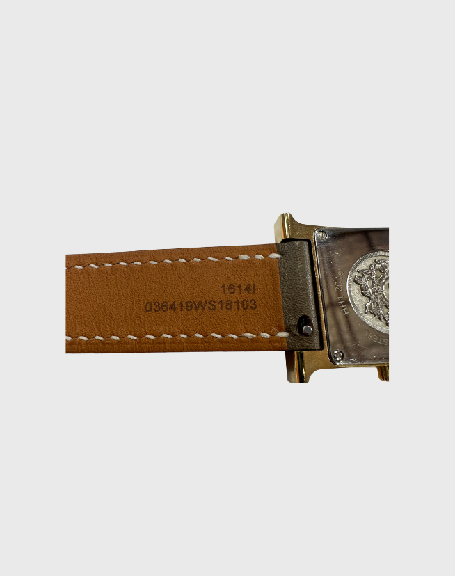 HERMES PARIS HEURE H WATCH - SIZE SMALL