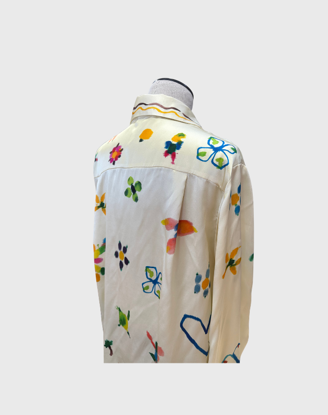ALEMAIS SIDI SILK SHIRT - SIZE 8