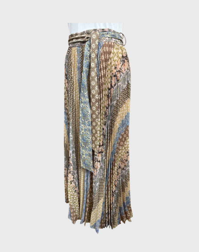 ZIMMERMANN PLEAT MAXI SKIRT - SIZE 2