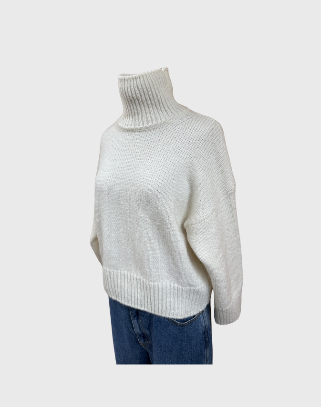 SCANLAN THEODORE MOCK NECK - SIZE SMALL