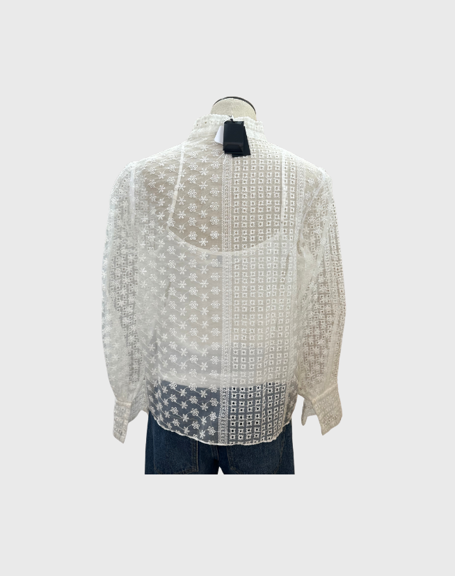 MAJE CITELLA GAUSE BLOUSE - SIZE 2