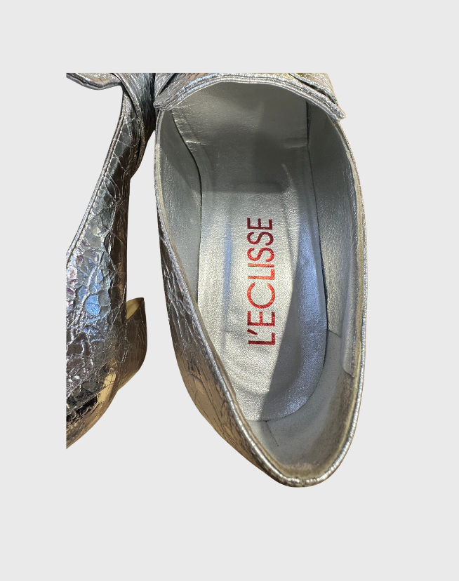 L'ECLISSE GEMSTONE BLOCK HEELS - SIZE 39