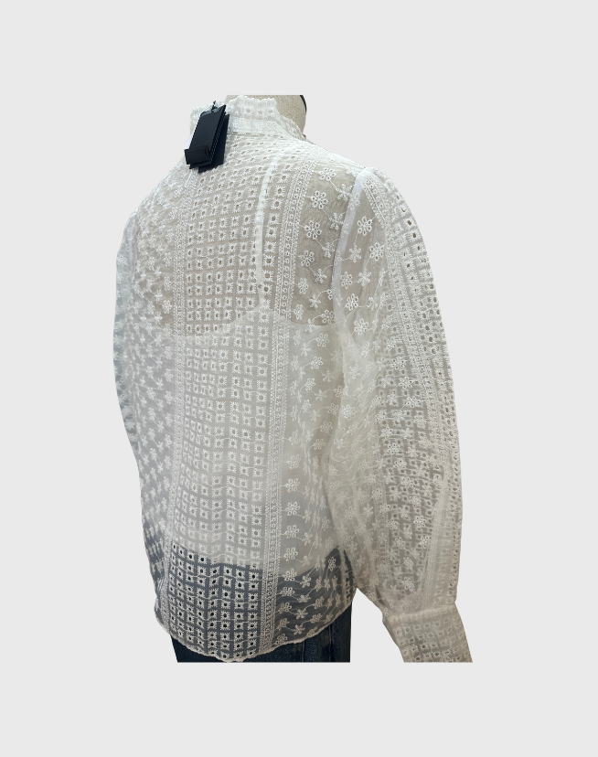 MAJE CITELLA GAUSE BLOUSE - SIZE 2