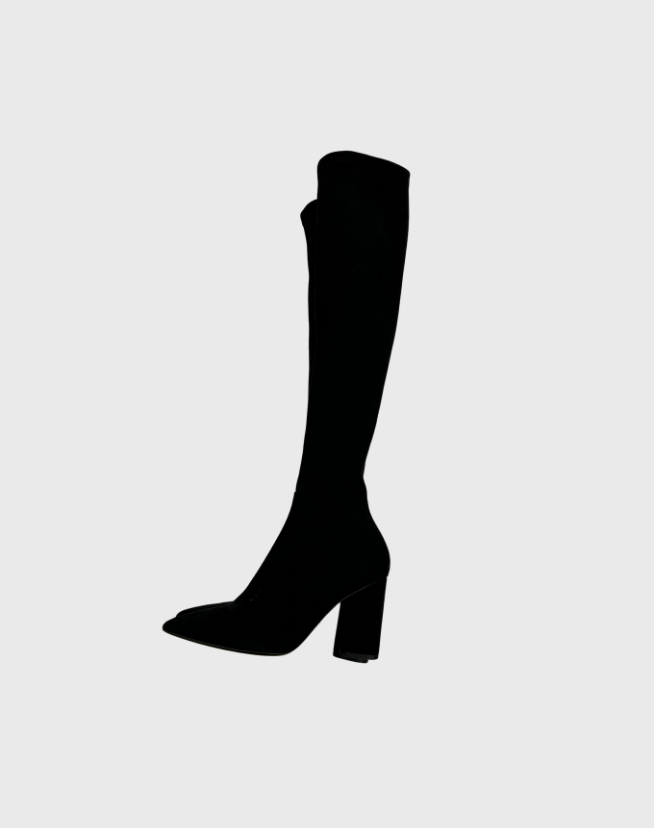 SCANLAN THEODORE KNEE HIGH SUEDE BOOTS - SIZE 40