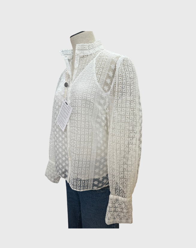 MAJE CITELLA GAUSE BLOUSE - SIZE 2