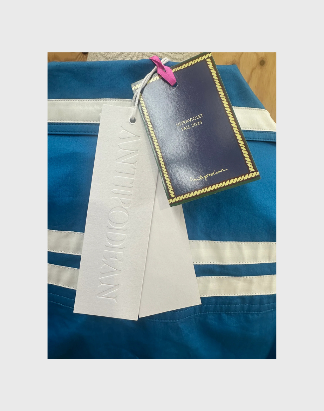 ANTIPODEAN HOME OF THE ART MINI SHIRT DRESS - SIZE 10