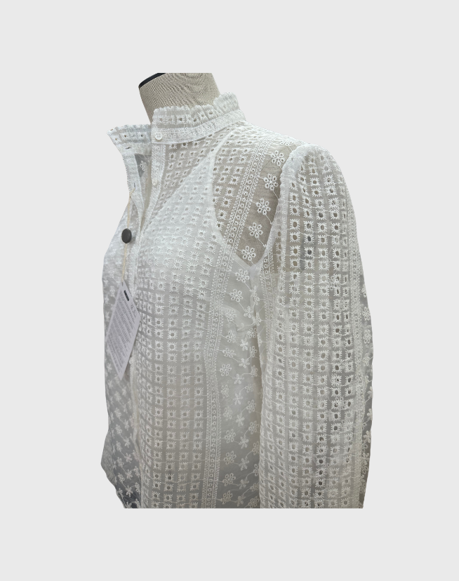 MAJE CITELLA GAUSE BLOUSE - SIZE 2