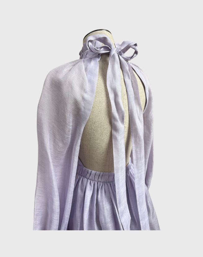 ZIMMERMANN LUMINOUS LONG SLEEVE MINI - SIZE 0