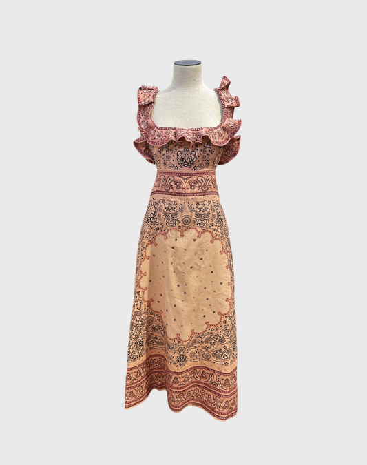 ZIMMERMANN MATCHMAKER FRILLED MIDI - SIZE 3