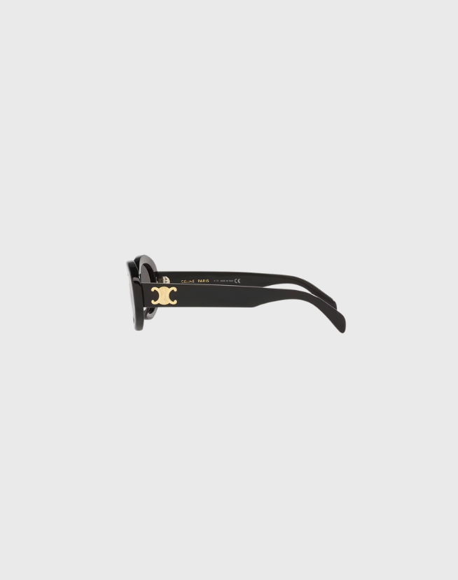 CELINE TRIOMPHE OVAL-FRAME ACETATE SUNGLASSES - $390