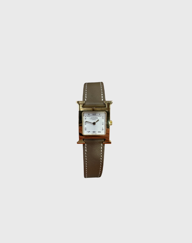 HERMES PARIS HEURE H WATCH - SIZE SMALL