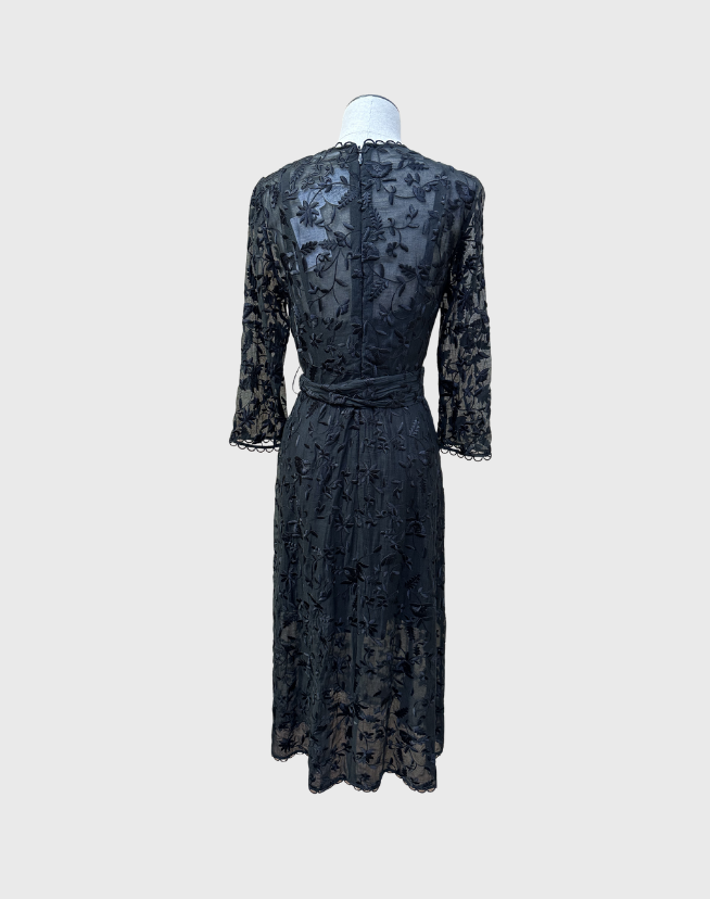 ZIMMERMANN STRANDED EMBROIDED DRESS - SIZE 1