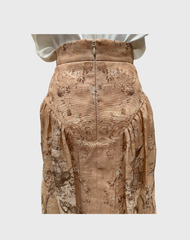 ZIMMERMANN REBELLION MIDI SKIRT - SIZE 0