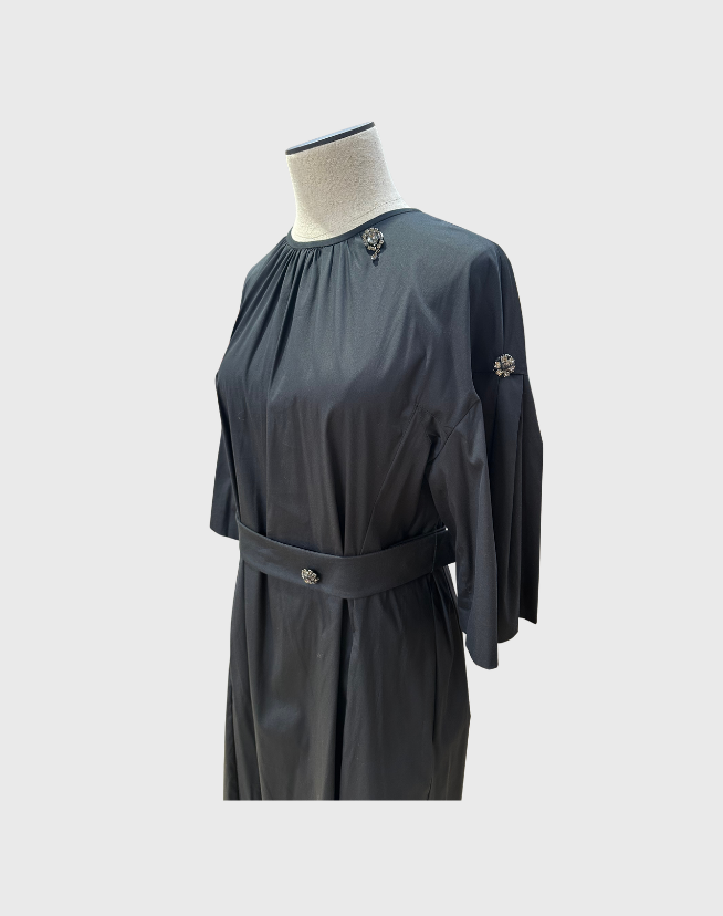 MAX MARA EMBELLISHMENT DRESS - SIZE 12