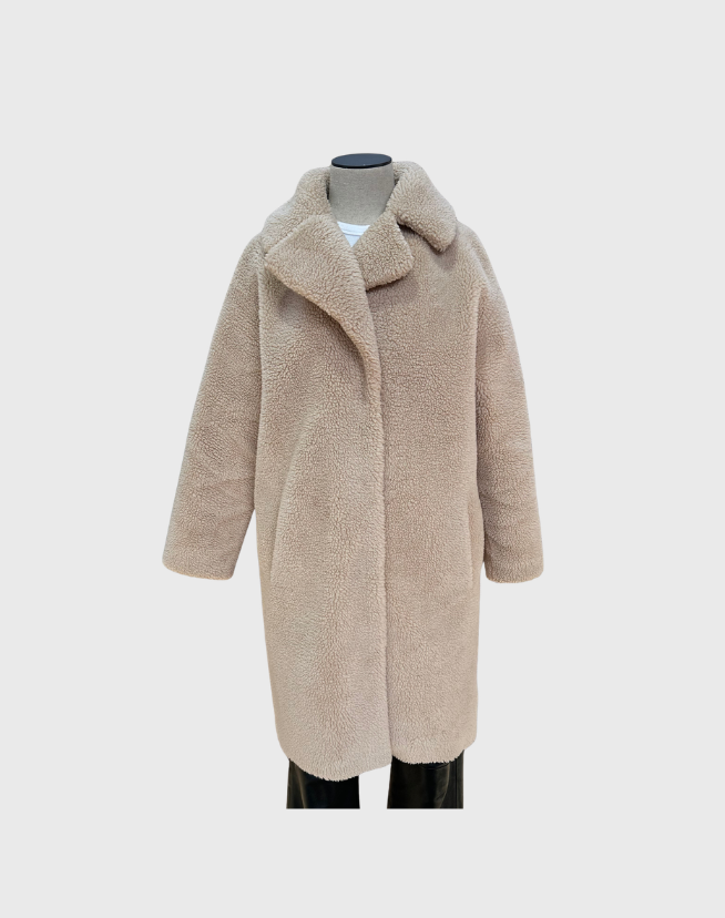 FRIENDS WITH FRANK FAUX SHERLING COAT - SIZE XS