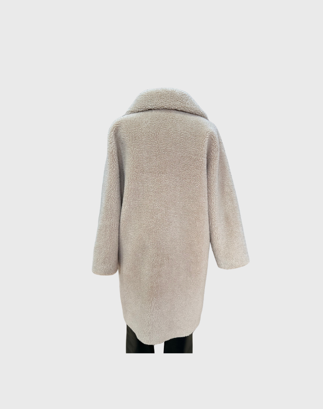 FRIENDS WITH FRANK FAUX SHERLING COAT - SIZE XS
