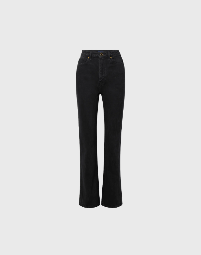 KHAITE DANIELLE BLACK JEANS - SIZE 26