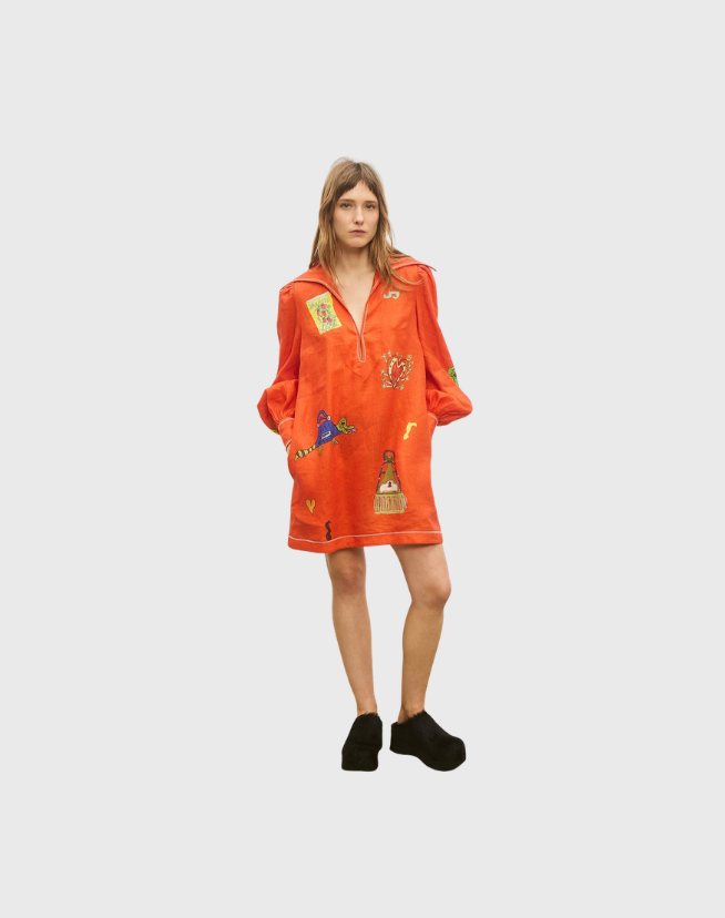 ALEMAIS CONTESSA MINI DRESS - SIZE 8