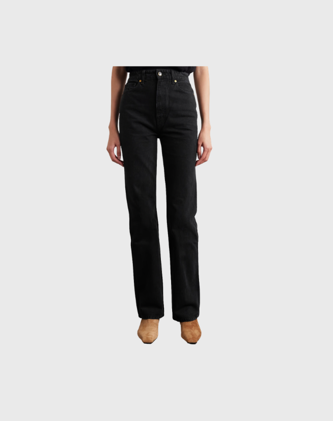KHAITE DANIELLE BLACK JEANS - SIZE 26