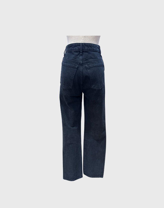 KHAITE DANIELLE BLACK JEANS - SIZE 26
