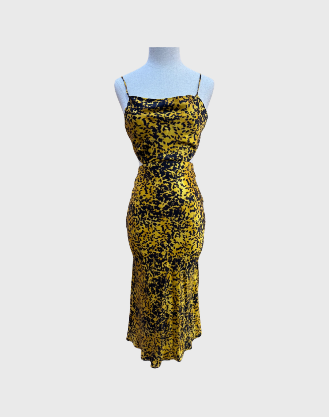 BEC AND BRIDGE TURTLE ROCK MIDI DRESS - SIZE 6