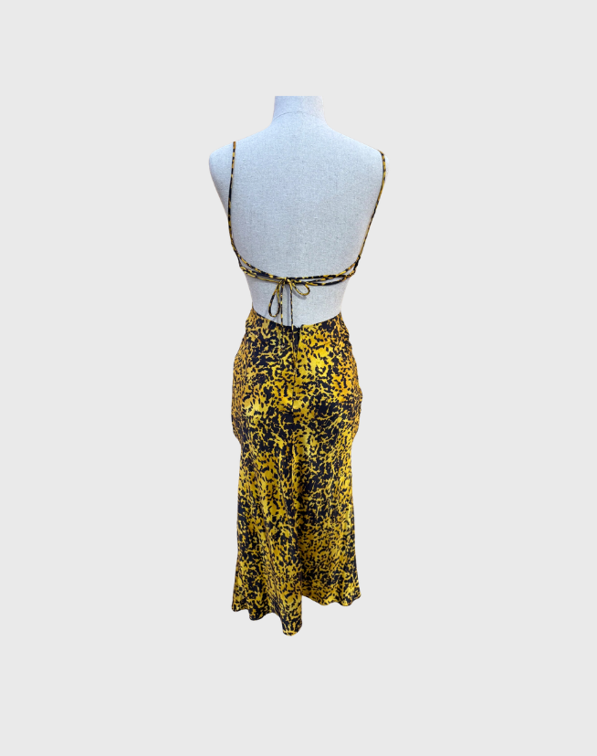 BEC AND BRIDGE TURTLE ROCK MIDI DRESS - SIZE 6