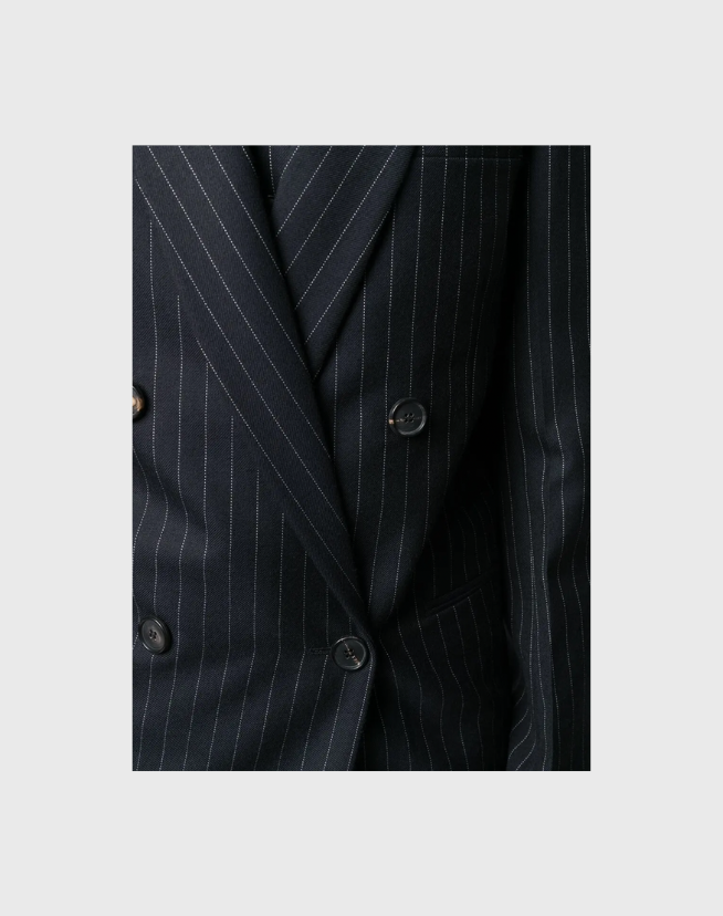 VICTORIA BECKHAM STRIPE BLAZER - SIZE 8