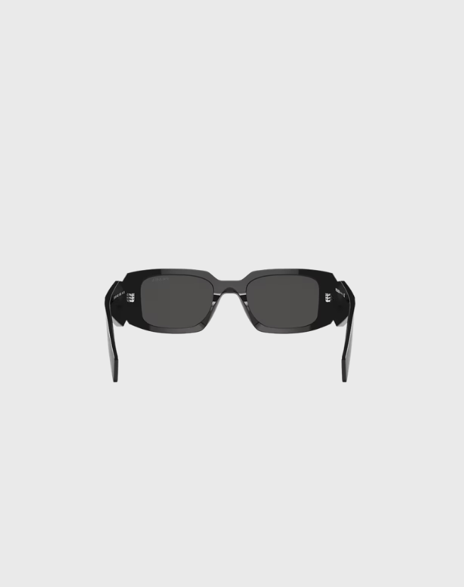 PRADA BLACK RECTANGLE SUNGLASSES