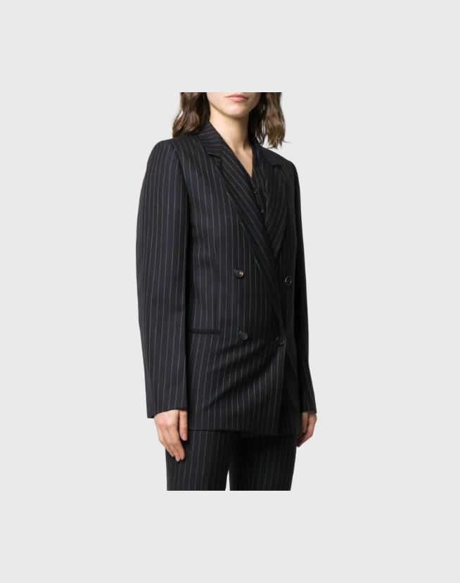 VICTORIA BECKHAM STRIPE BLAZER - SIZE 8