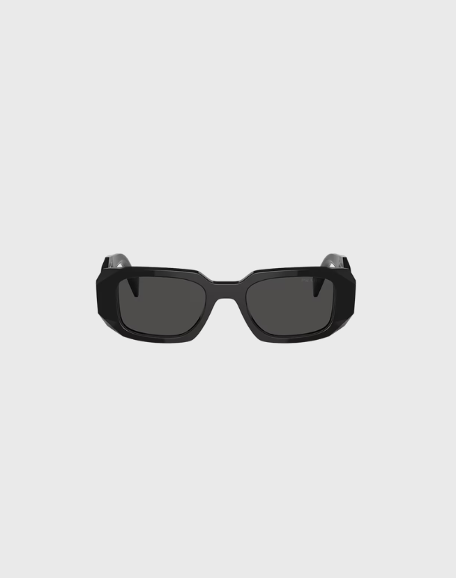 PRADA BLACK RECTANGLE SUNGLASSES
