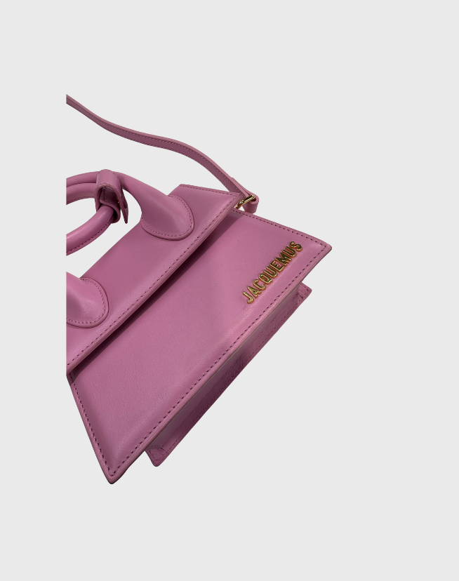 JACQUEMUS LE CHIQUITO MOYEN BAG IN LIGHT PINK
