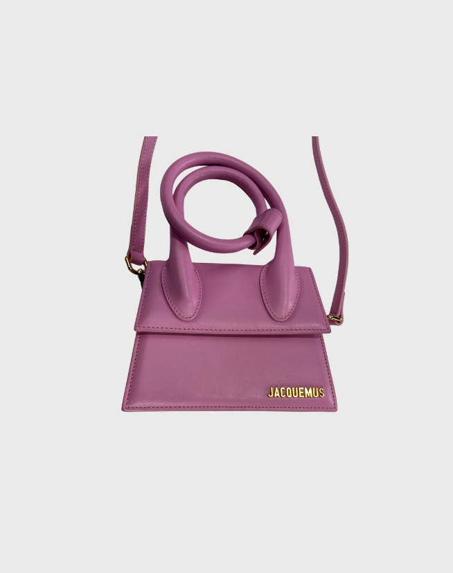 JACQUEMUS LE CHIQUITO MOYEN BAG IN LIGHT PINK