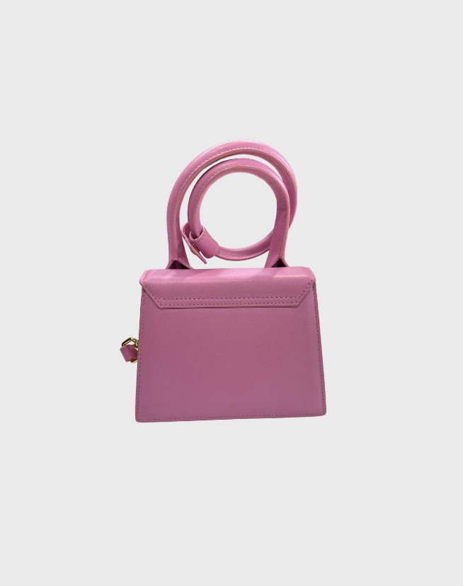 JACQUEMUS LE CHIQUITO MOYEN BAG IN LIGHT PINK