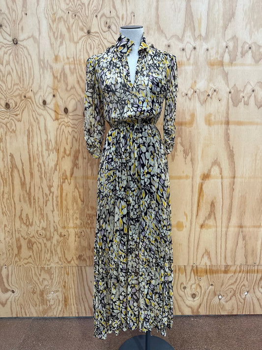 HUSK SHEER FLORAL MAXI - SIZE 8